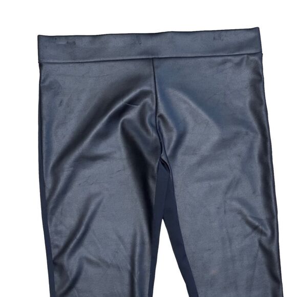 Matty M Black Shiny Front Leggings XLARGE - Picture 4 of 11